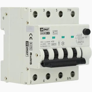 Aardlekautomaat 3P+N 20A C-karakteristiek 300 mA