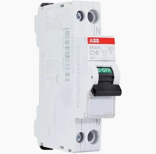 Installatieautomaat 1-polig+nul 16A C-Kar