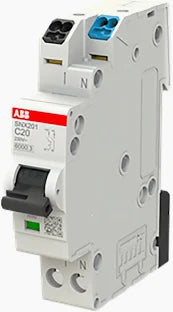 Installatieautomaat 1-polig+nul 20A C-Kar