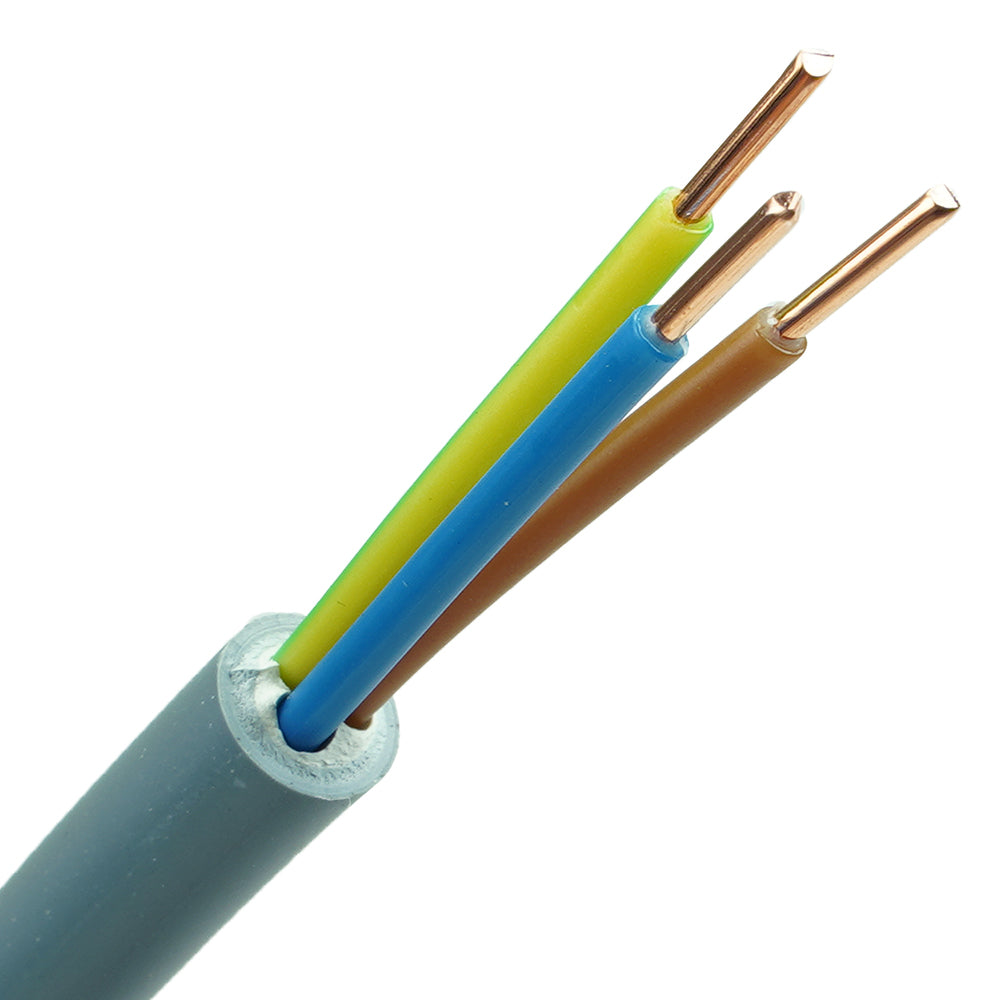 YMvK Kabel 3×1,5 mm² – per meter